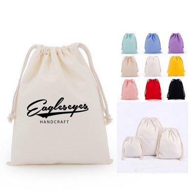 Cotton Gift Drawstring Bag