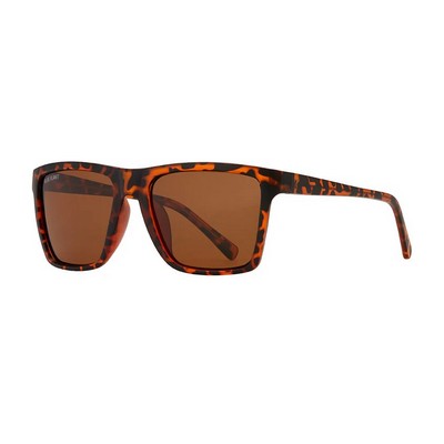 Atlas Matte Amber Tortoise Polarized Sunglasses