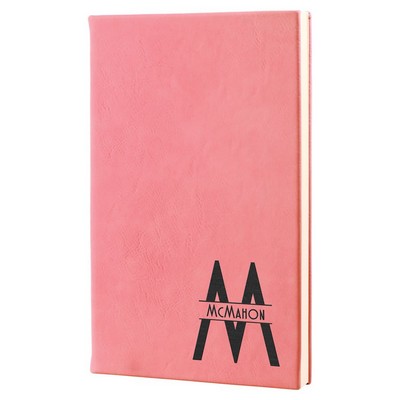 Leatherette Journal with Lined Notepad