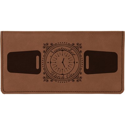 Leatherette Checkbook Cover