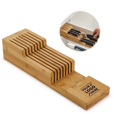 Bamboo Knife Organizer