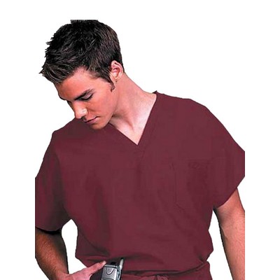 Fashion Seal - Fashion Poplin - Unisex 1-Pocket Top in Burgundy