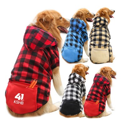 Plaid Dog Hoodies