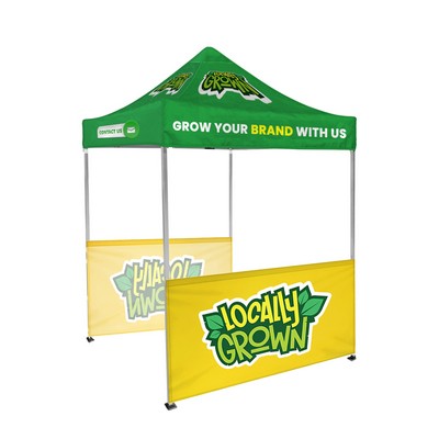 6'x6' Tent Canopy with frame and two half wall