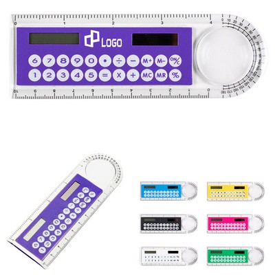 Solar-Powered Multifunctional Ruler Calculator