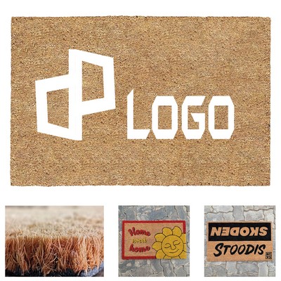 Natural Coconut Fiber Mat W/ Pvc Back