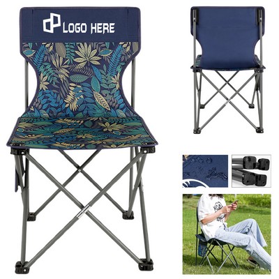 Folding Camping Chairs W/ Side Pocket