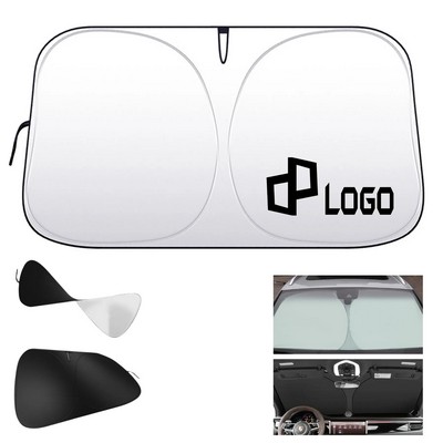 57.08 X31.49" Dacron Car Front Sun Shade