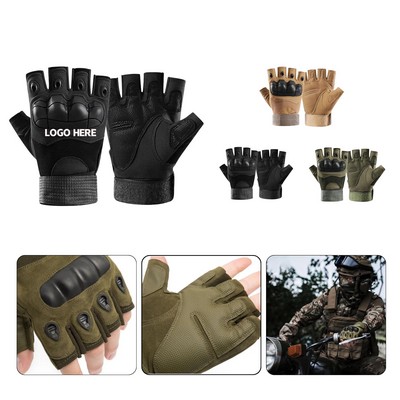 Combat Fingerless Grip Gloves (M - XL)