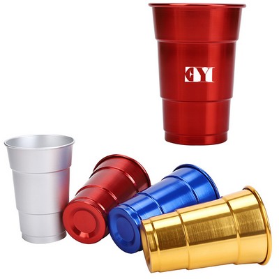 16 OZ Aluminum Metal Cups