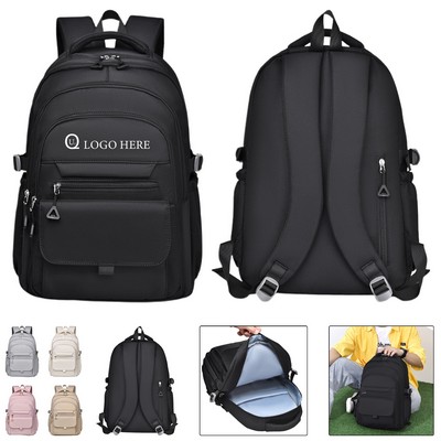 11.4 X 5.1 X 17.3" Multifunction School Backpack