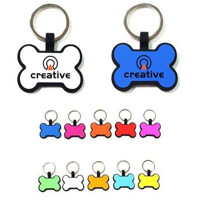 Silicone Bone-shaped Tag