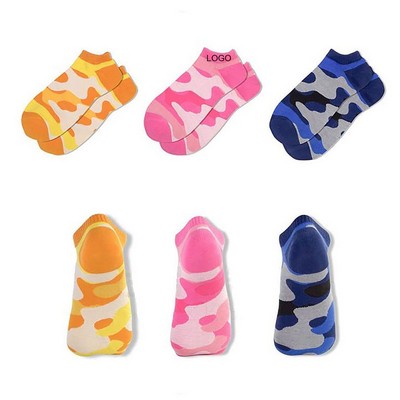 Thin Camouflage Crew Socks