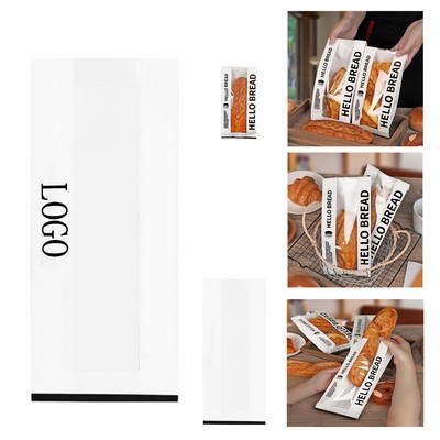 Disposable Toast Bread Bags with Transparent Window
