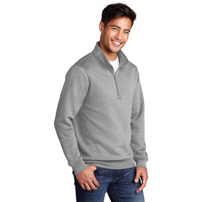 Port & Company Core Fleece 1/4-Zip Pullover Sweatshirt