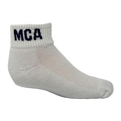 Made in the USA Knit-in School Uniform Quarter Sock