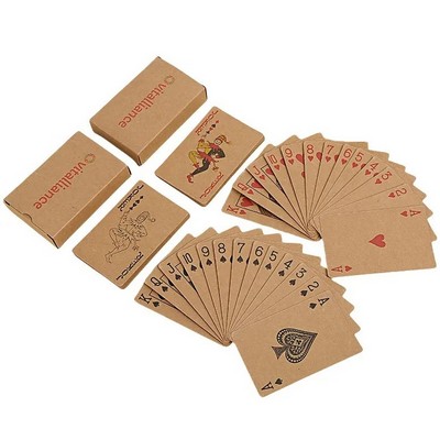 Kraft Paper Playing Cards