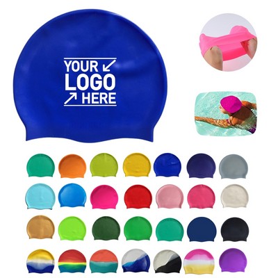 Elastic Silicone Swim Cap