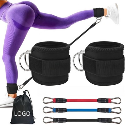 6 in 1 Ankle Resistance Band For Leg Booty Workout Equipment
