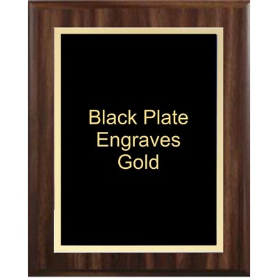 Cherry Plaque 9" x 12" - Black/Gold 7" x 10" Simplicity Plate