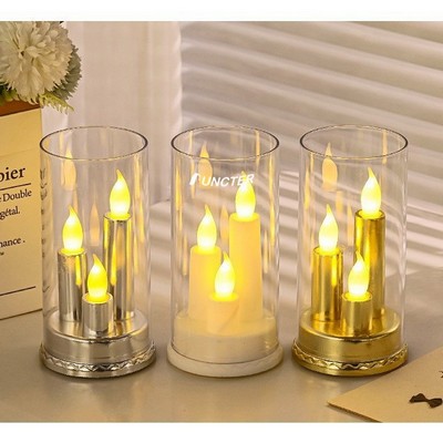 Electronic Candle Lamp Three-head