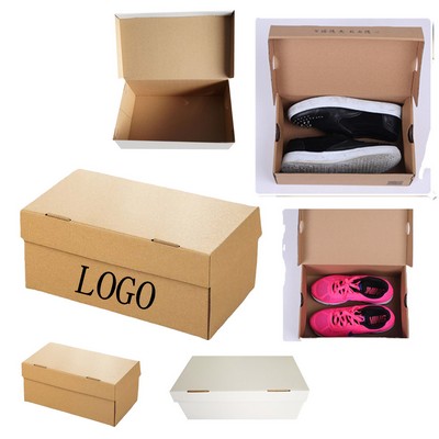 Folding Kraft Paper Storage Shoebox