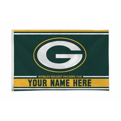 Green Bay Packers Personalized NFL® Flag (3'x5')