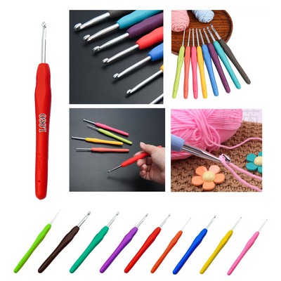 TPR Solid Soft Handle Crochet Hook Set