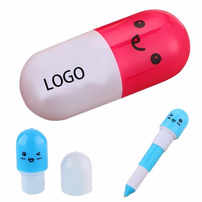 Vitamin pill Ballpoint Pen
