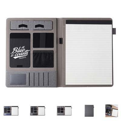 Professional Gray Fabric Document Organizer