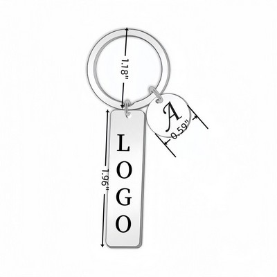 Customized Stainless Steel Keychain Graduation Gift Metal Pendant