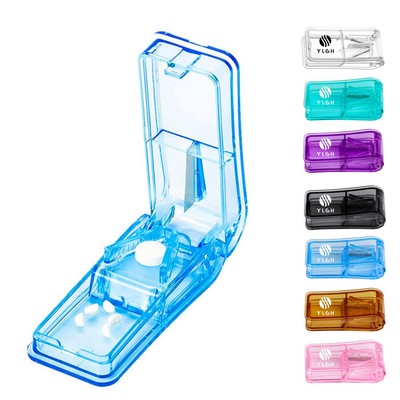 Rectangle Pill Box With Cutter
