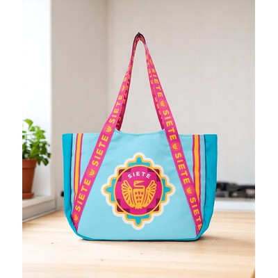 Angled Straps Sublimated Tote