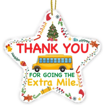 Acrylic Christmas Tree Decorations