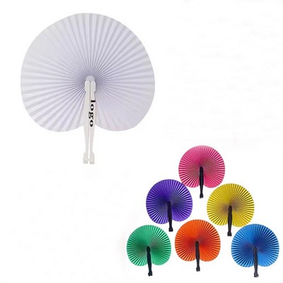Heart-Shaped Foldable Paper Fan