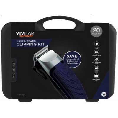 Health, Beauty & Fitness Vivitar 20 Pc. Hair & Beard Clipping Kit