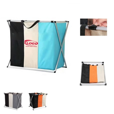 3 Section Laundry Basket Sorter