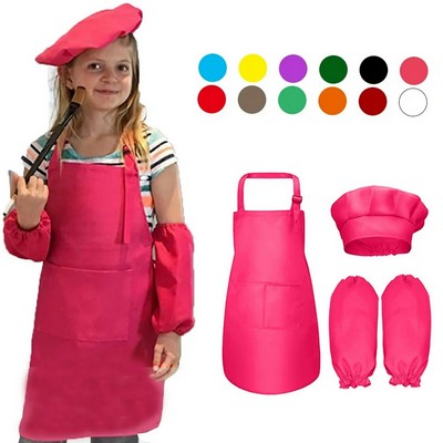 Kids Chef Hat and Apron Set