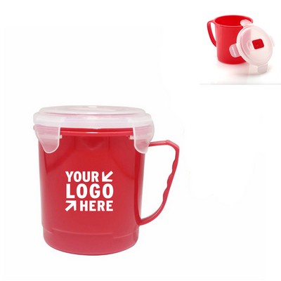 22 Oz. Microwaveable Mug with Lid