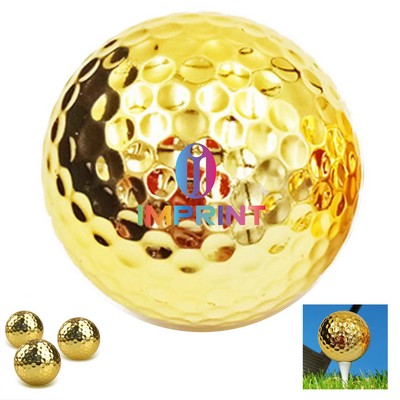 Gold-Plated Golf Ball