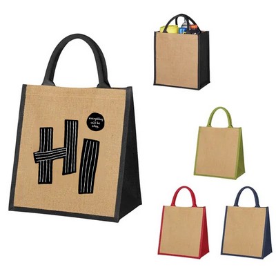 Escape Jute Tote Bag