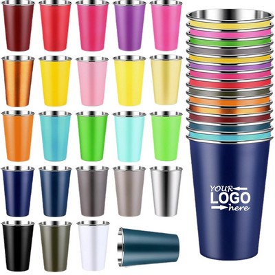 Rainbow Cups 16oz Pint Cups