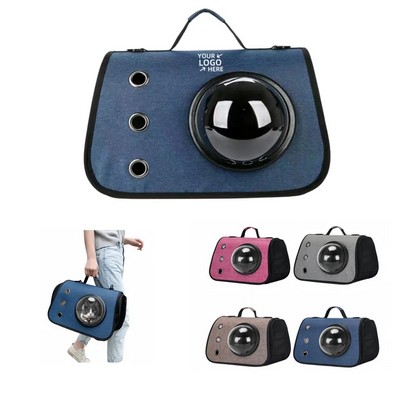 Transparent And Breathable Space Capsule Portable Pet Bag