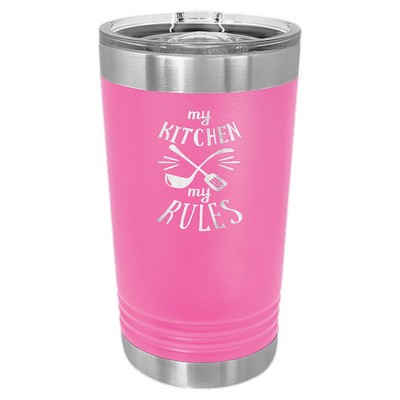 Polar Camel Pink 16 oz. Pint with Slider Lid the