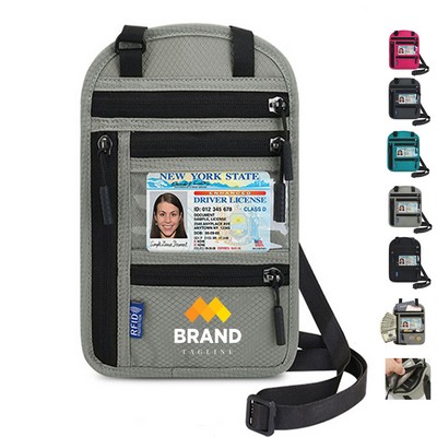 RFID Neck Passport Holder