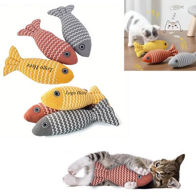 Pet Catnip Fish Toy