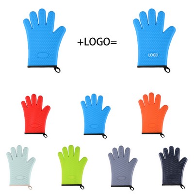Silicone Five-Finger Oven Gloves