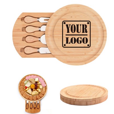 Round Cheese Board Set