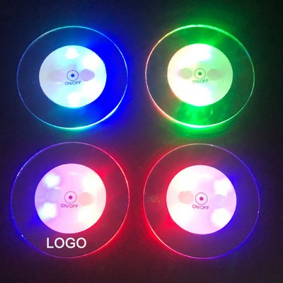 LED Cocktail Beer Waterproof Glowing Coaster