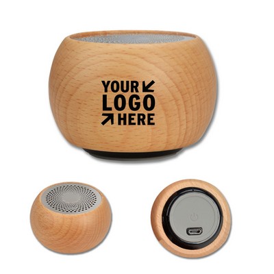 Wooden Portable Bluetooth Speaker